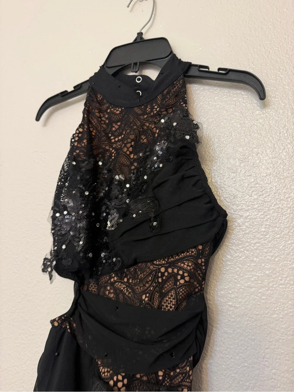Revolution Tenth House lyrical Dance costume black custom LILITH TH24177 SA adlt